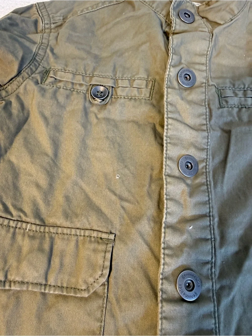 OshKosh B'gosh Olive Green Kids Utility Jacket